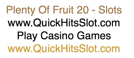 Plenty Of Fruit 20 - Slots