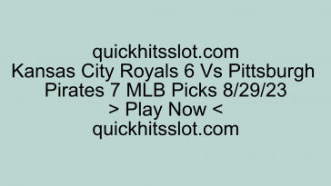 Kansas City Royals 6 Vs Pittsburgh Pirates 7 MLB Picks. Play Now. quickhitsslot.com