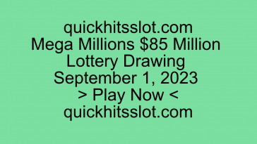 Mega Millions $85 Million Lottery Drawing. Play Now. quickhitsslot.com