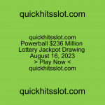 Powerball $236 Million Lottery Jackpot Drawing. Play Now. quickhitsslot.com