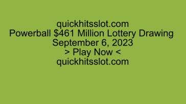 Powerball $461 Million Lottery Drawing. Play Now. quickhitsslot.com