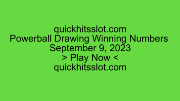 Powerball Drawing Winning Numbers September. Play Now. quickhitsslot.com